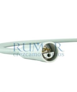 Manguera fina para ultrasonidos Satelec Newtron, sin luz, open end, 200cm, color gris oscuro