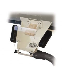Soporte para astillera acolchado con protector y toma aspiración